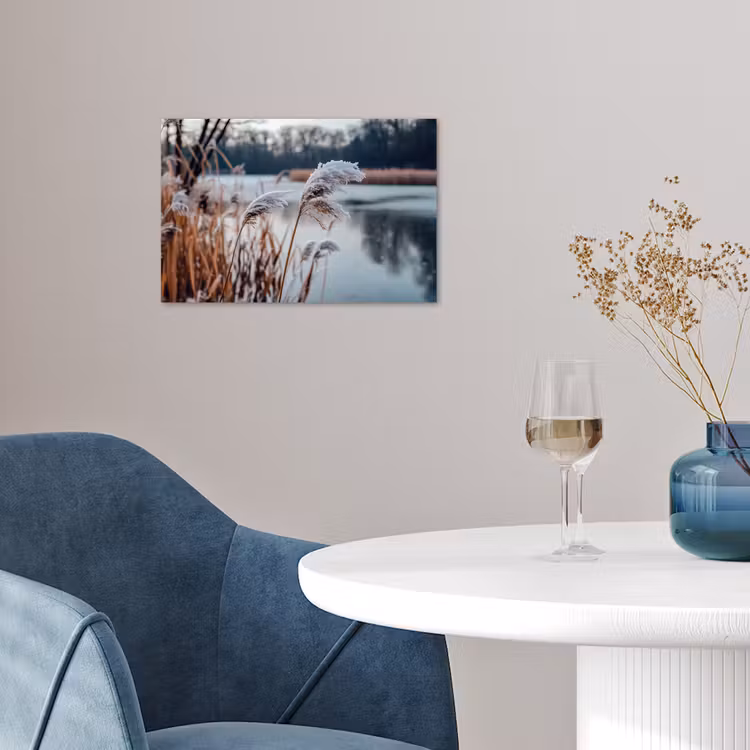 Poster - Riet - Gras - Natuur - Winter - Meer — 4