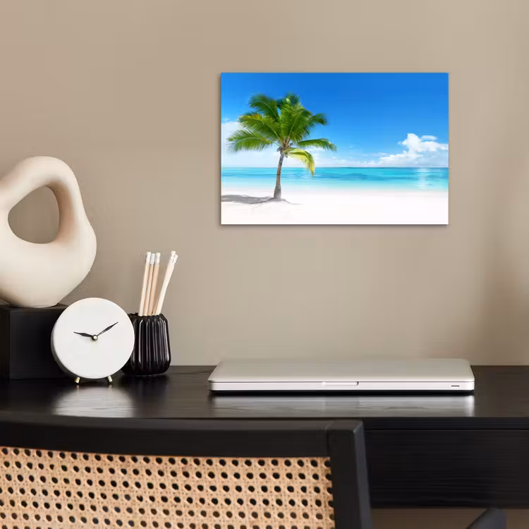 Poster - Palmboom - Strand - Zee - Zomer — 2