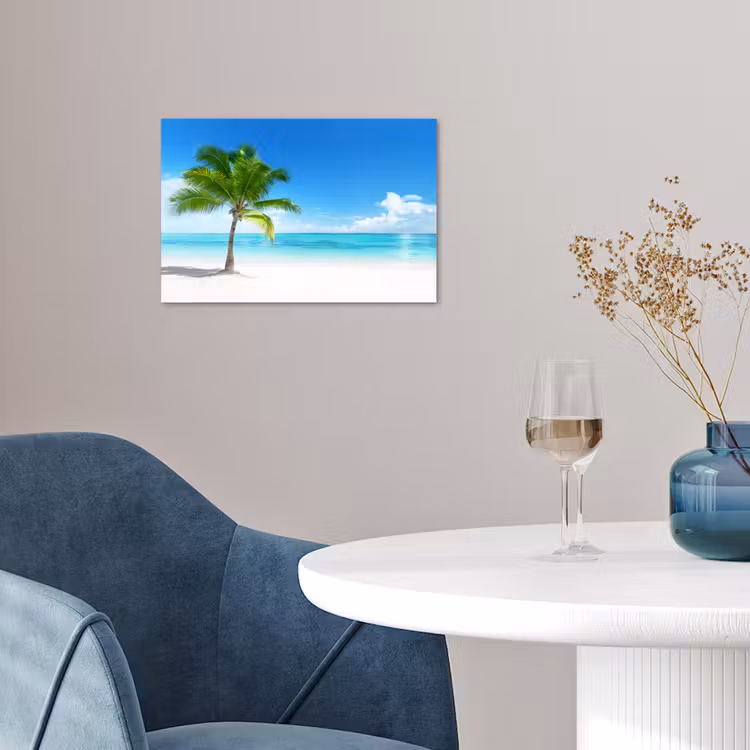 Poster - Palmboom - Strand - Zee - Zomer — 4