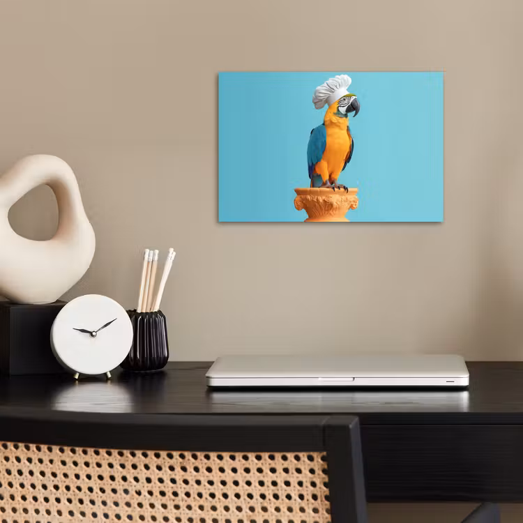 Poster - Papegaai - Koksmuts - Grappig - Vogel — 2