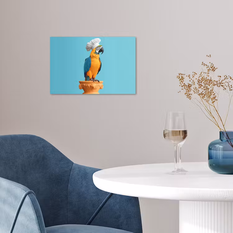 Poster - Papegaai - Koksmuts - Grappig - Vogel — 4