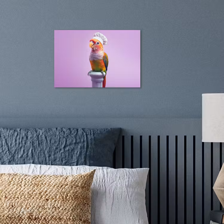 Poster - Papegaai - Koksmuts - Pilaar - Vogel — 3