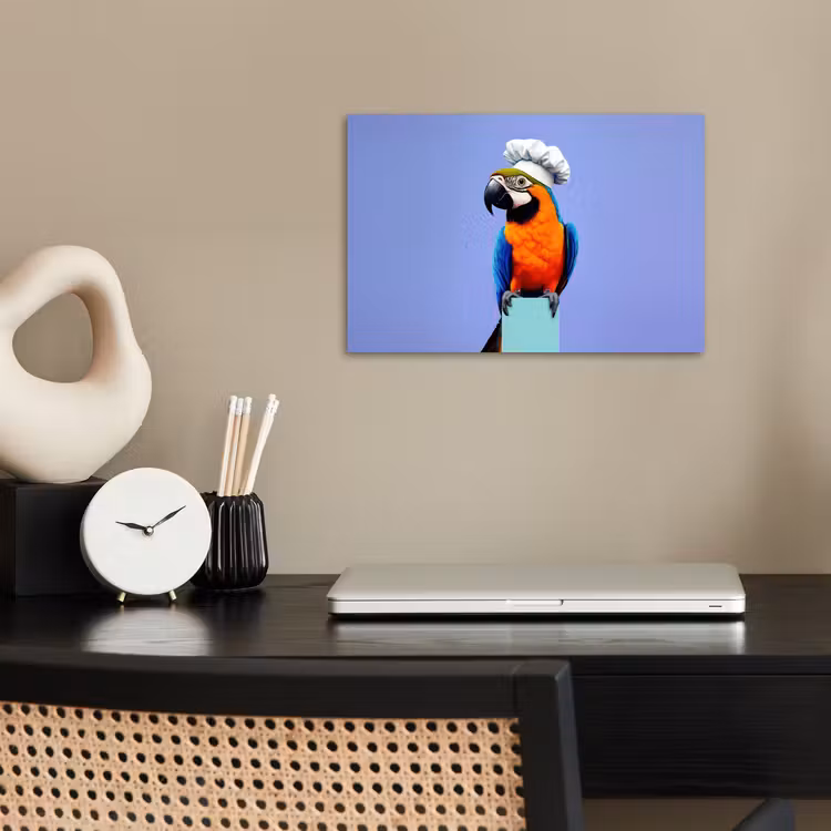 Poster - Papegaai - Koksmuts - Vogel - Leuk — 2