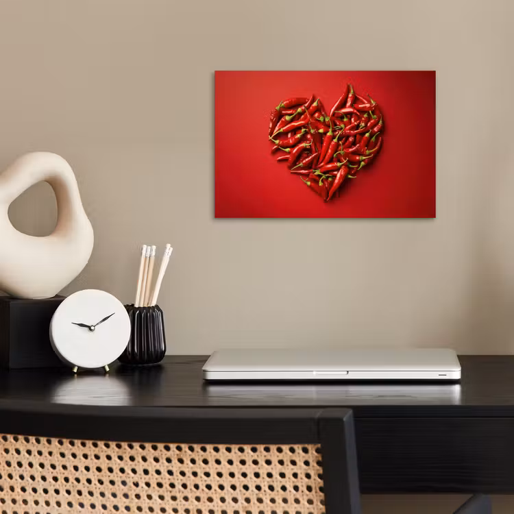 Poster - Pepers - Rood - Hart — 2