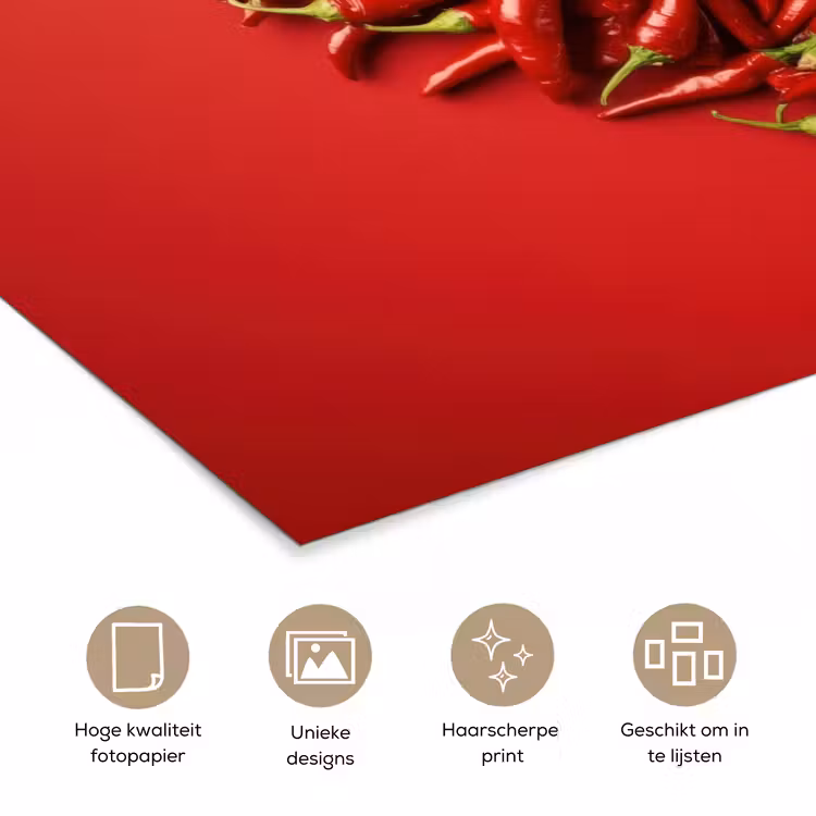 Poster - Pepers - Rood - Hart — 5