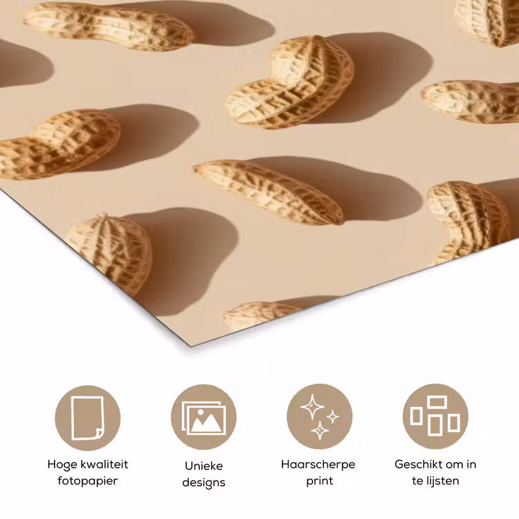 Poster - Pinda's - Patroon - Beige — 5