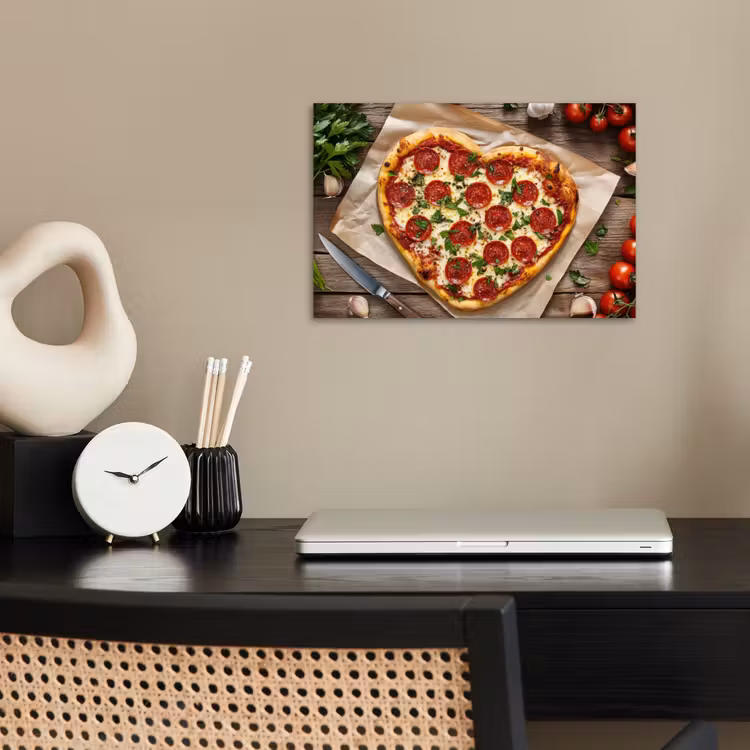 Poster - Pizza - Hart - Pepperoni - Tomaat — 2