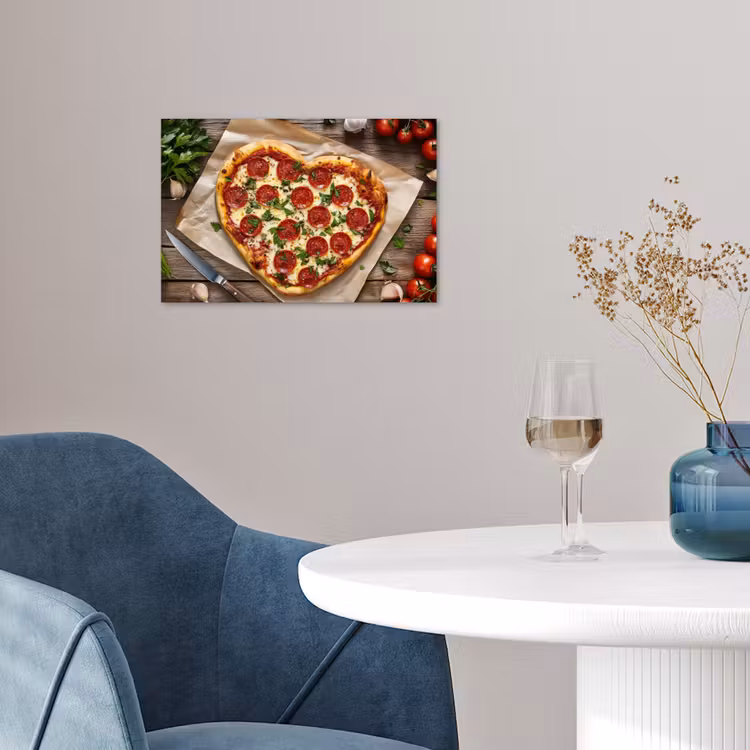 Poster - Pizza - Hart - Pepperoni - Tomaat — 4