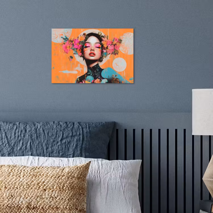 Poster - Portret - Vrouw - Abstract - Bloemen — 3