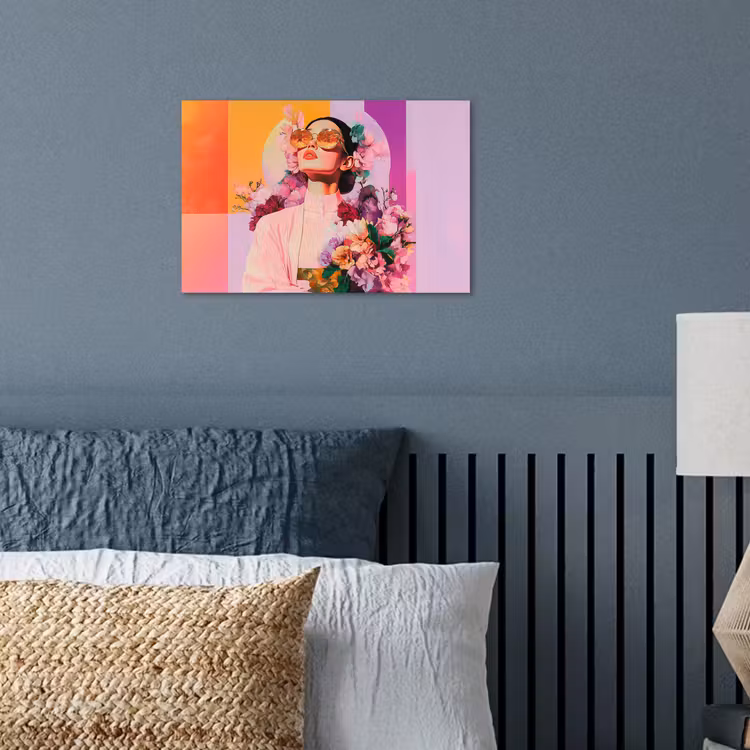 Poster - Portret - Vrouw - Abstract - Bloemen — 3