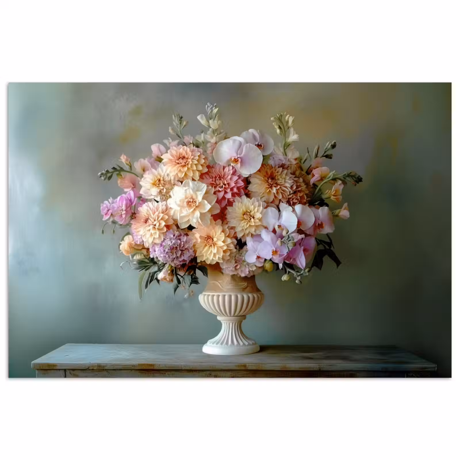 Poster - Orchidee - Boeket - Vaas - Bloemen — 1