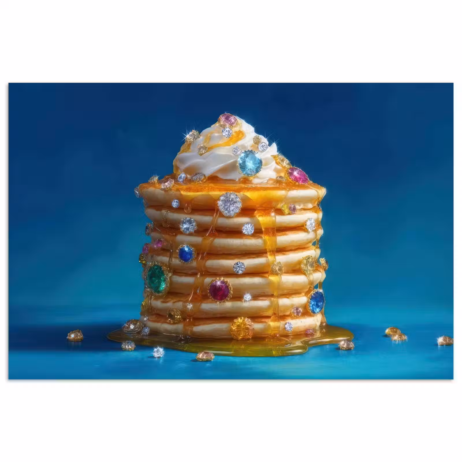 Poster - Pannenkoeken - Steentjes - Glitter - Slagroom — 1