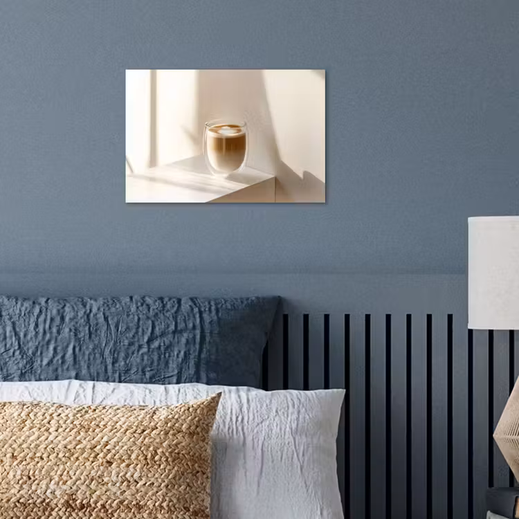 Poster - Mok - Latte - Minimalistisch - Schaduw — 3