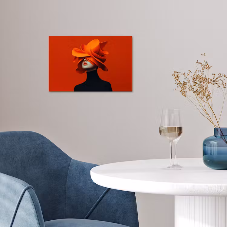 Poster - Oranje - Hoed - Vrouw — 4