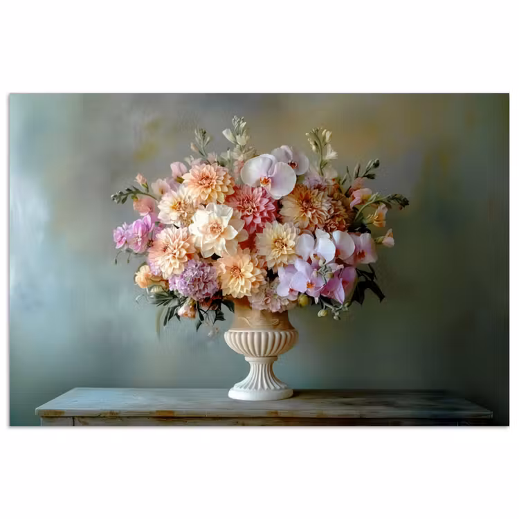 Poster - Orchidee - Boeket - Vaas - Bloemen — 1