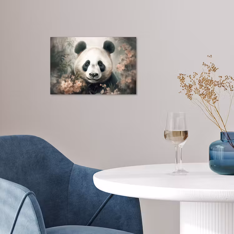 Poster - Panda - Dieren - Bloemen - Planten — 4