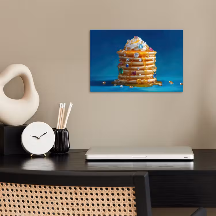 Poster - Pannenkoeken - Steentjes - Glitter - Slagroom — 2
