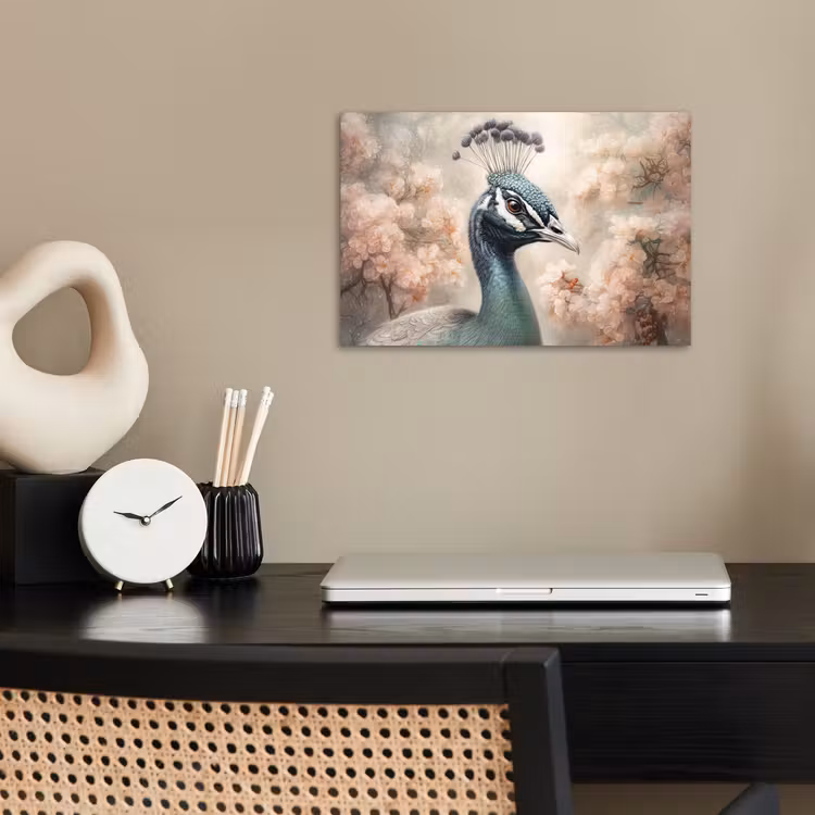 Poster - Pauw - Vogels - Bloemen - Boom - Botanisch — 2