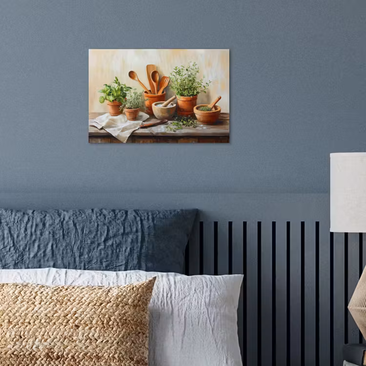 Poster - Potten - Kruiden - Hout — 3