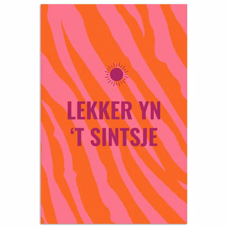 Poster - Quote - Zomer - Roze — 1