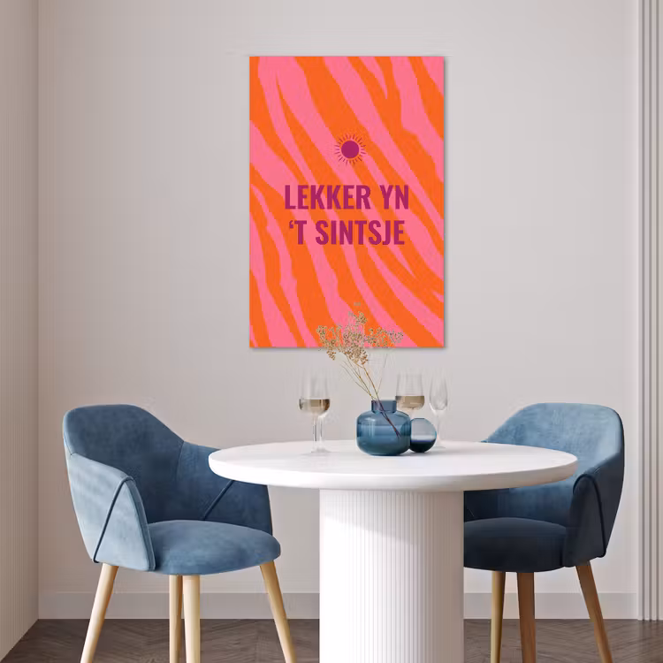 Poster - Quote - Zomer - Roze — 4