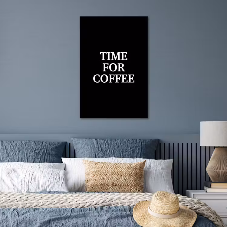 Poster - Quotes - Letters - Koffie - Zwart — 3