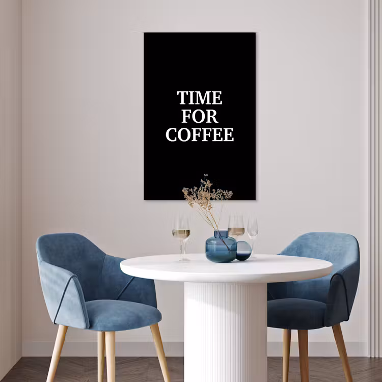 Poster - Quotes - Letters - Koffie - Zwart — 4