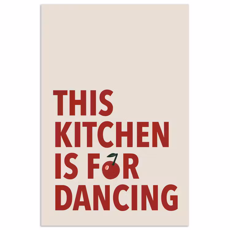 Poster - Rood - Quote - Kersen — 1