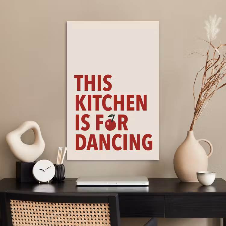 Poster - Rood - Quote - Kersen — 2