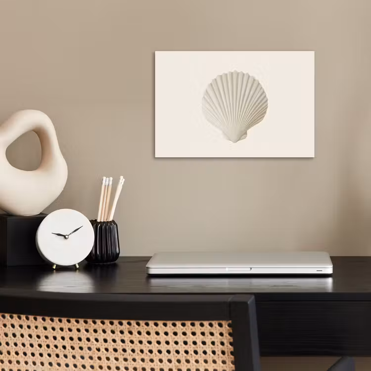 Poster - Schelp - Minimalistisch - Wit — 2