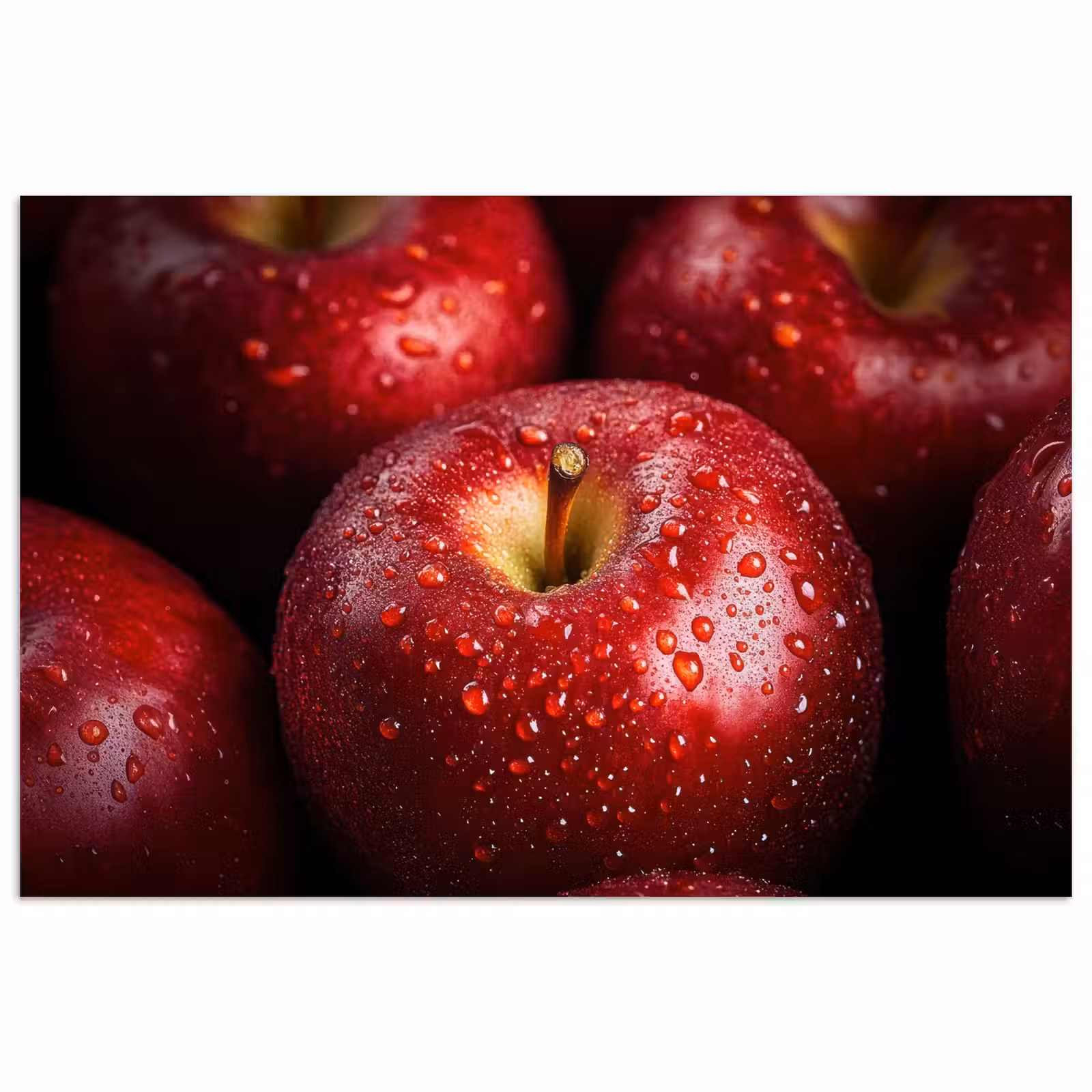 Poster - Rood - Appels - Fruit — 1