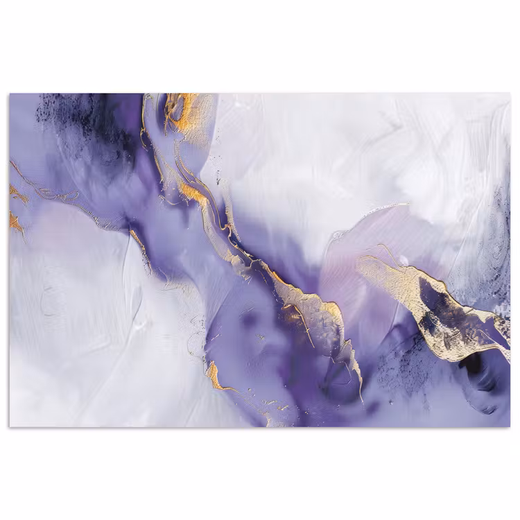 Poster - Paars - Modern - Marmer - Abstract — 1