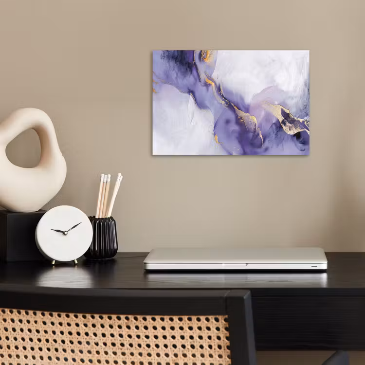 Poster - Paars - Modern - Marmer - Abstract — 2