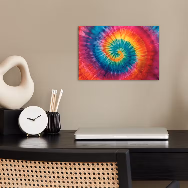 Poster - Regenboogkleuren - Tie dye - — 2