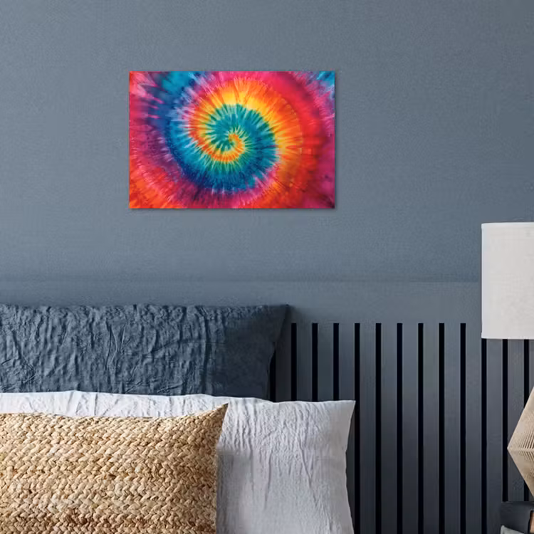Poster - Regenboogkleuren - Tie dye - — 3