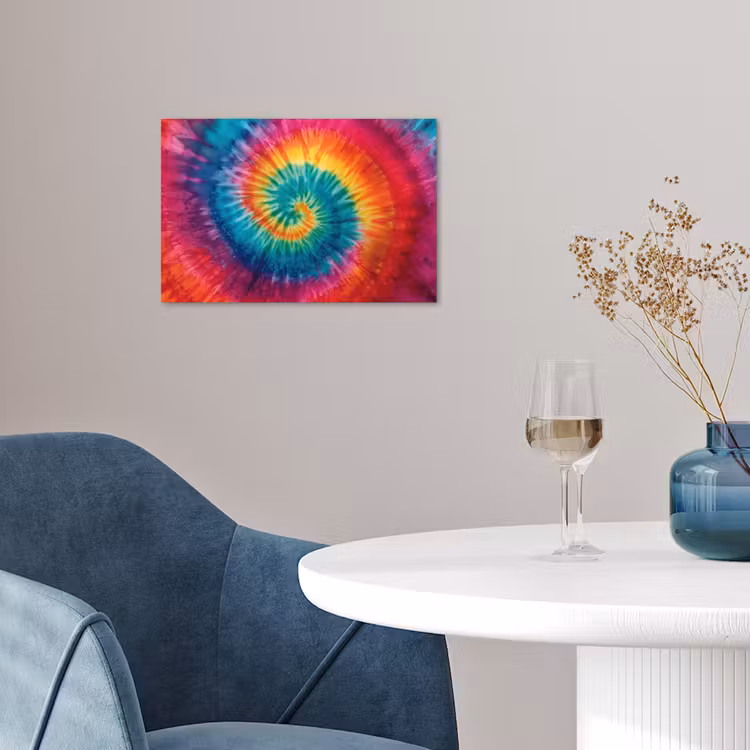 Poster - Regenboogkleuren - Tie dye - — 4