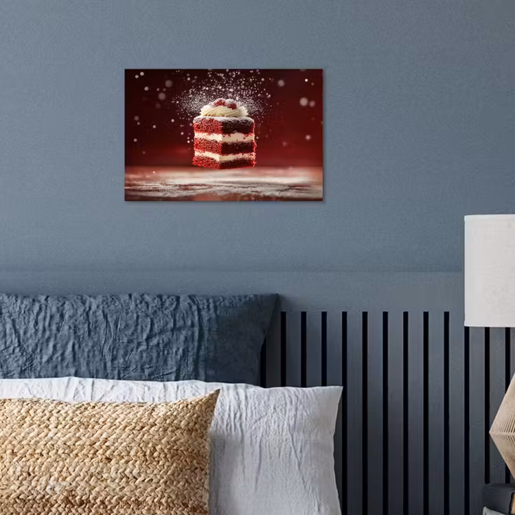 Poster - Rode - Velvet - Taart - Eten — 3