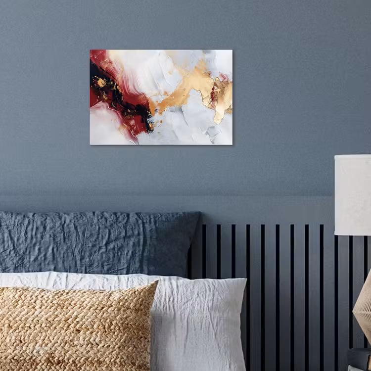 Poster - Rood - Abstract - Goud - Modern — 3