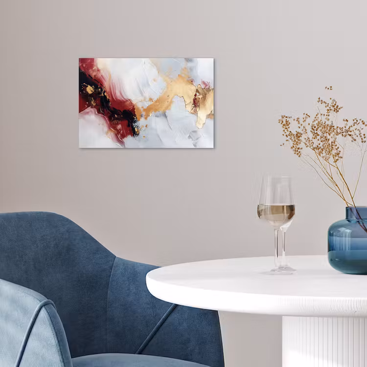 Poster - Rood - Abstract - Goud - Modern — 4