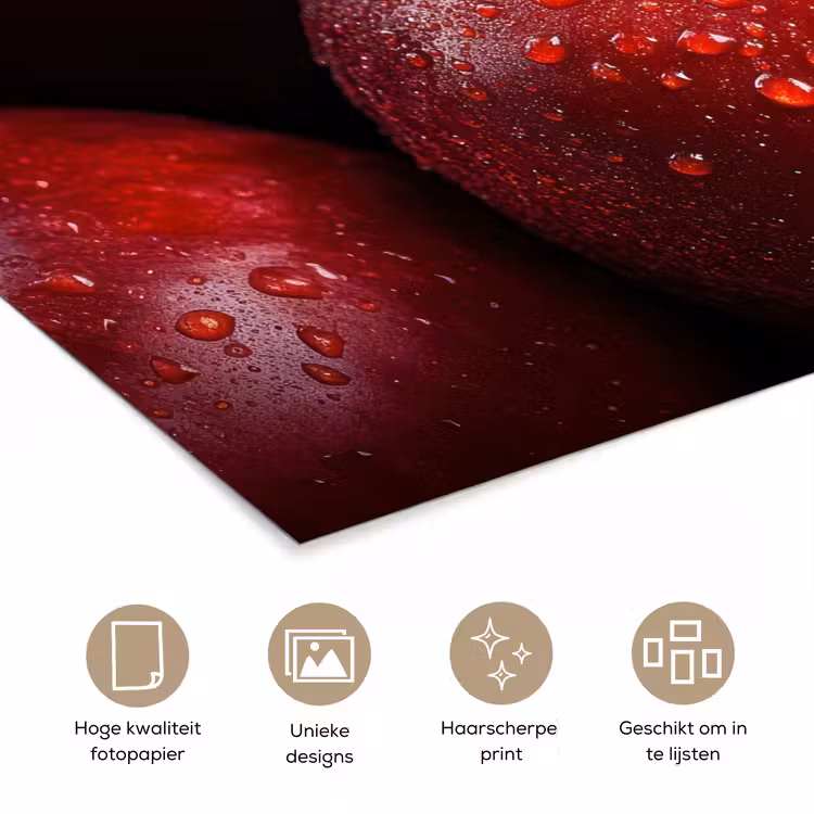 Poster - Rood - Appels - Fruit — 5