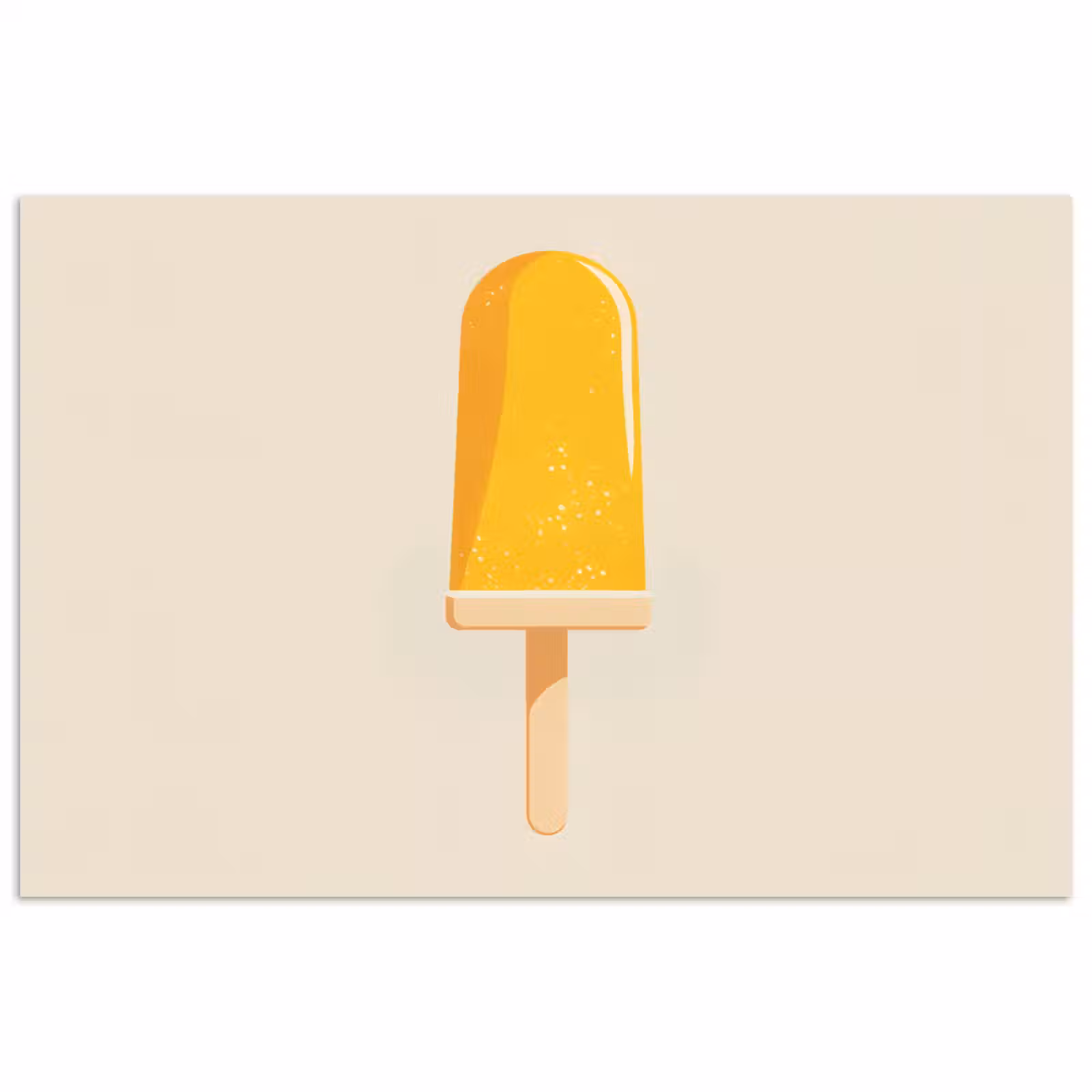 Poster - Oranje - Stokje - Waterijsje — 1
