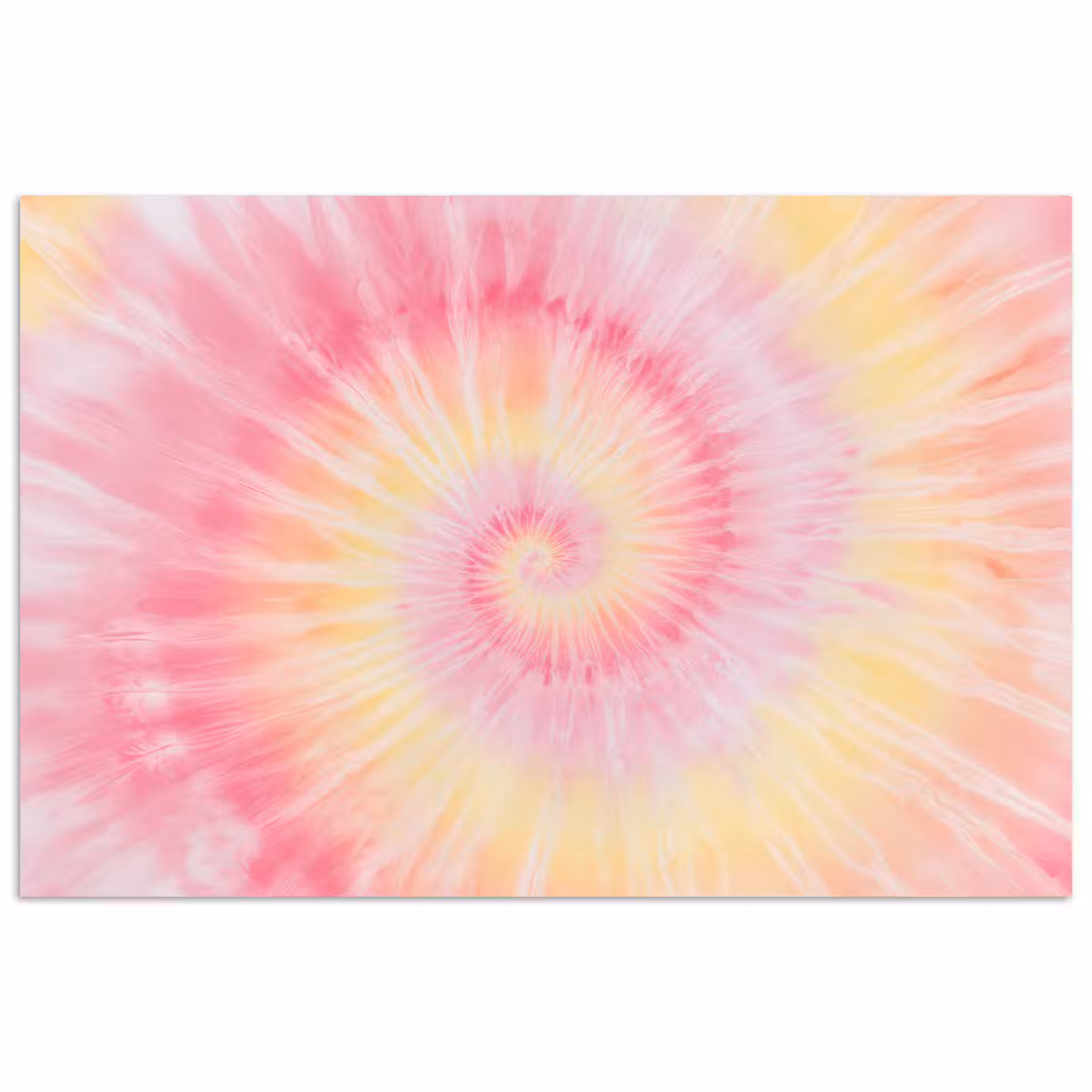 Poster - Patroon - Tie Dye - Pasteltinten - Roze — 1