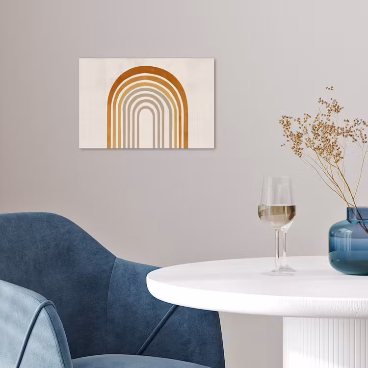 Poster - Minimalistisch - Boog - Lijnen - Beige — 4