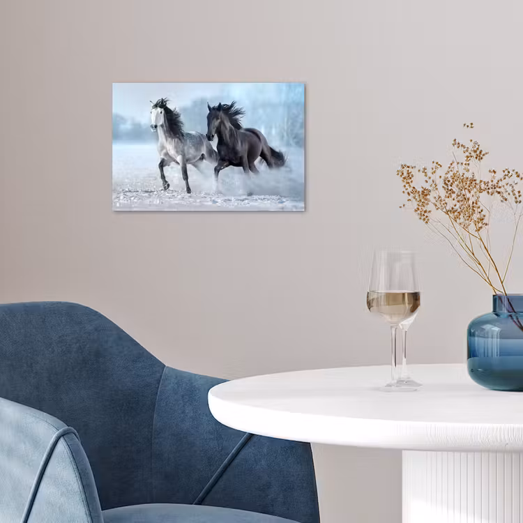 Poster - Paarden - Winter - Dieren - Natuur - Sneeuw — 4