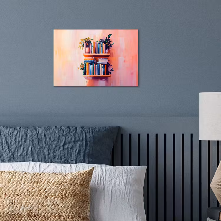 Poster - Planken - Boeken - Bladeren — 3