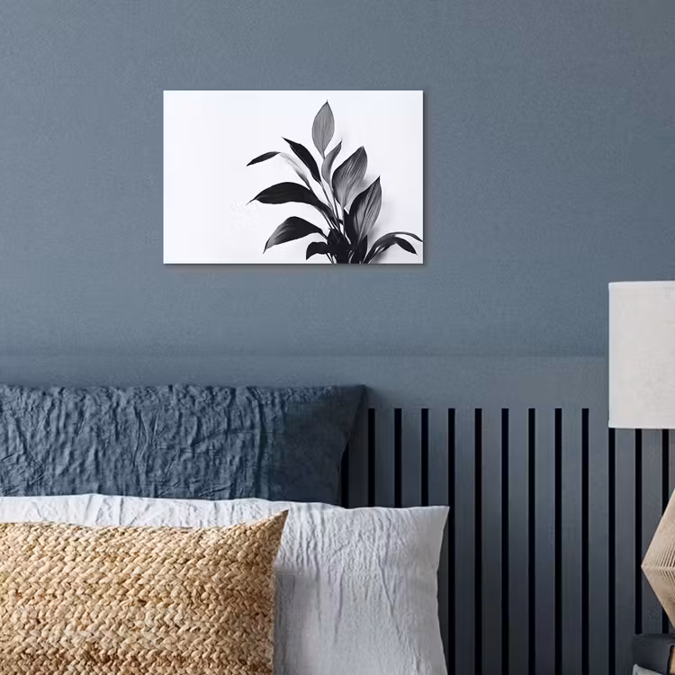 Poster - Plant - Bladeren - Minimalistisch - Zwart — 3