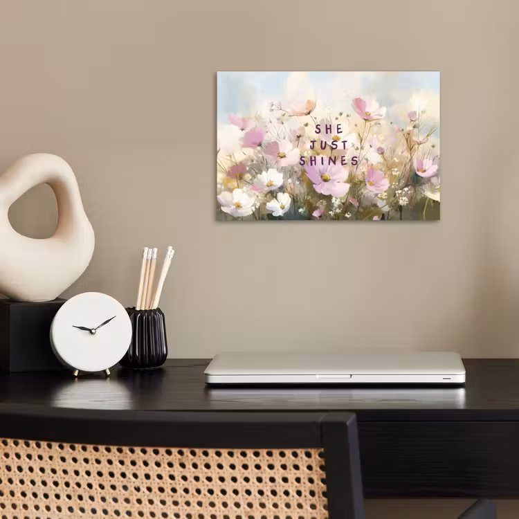 Poster - Quote - Bloemen - Schilderachtig — 2