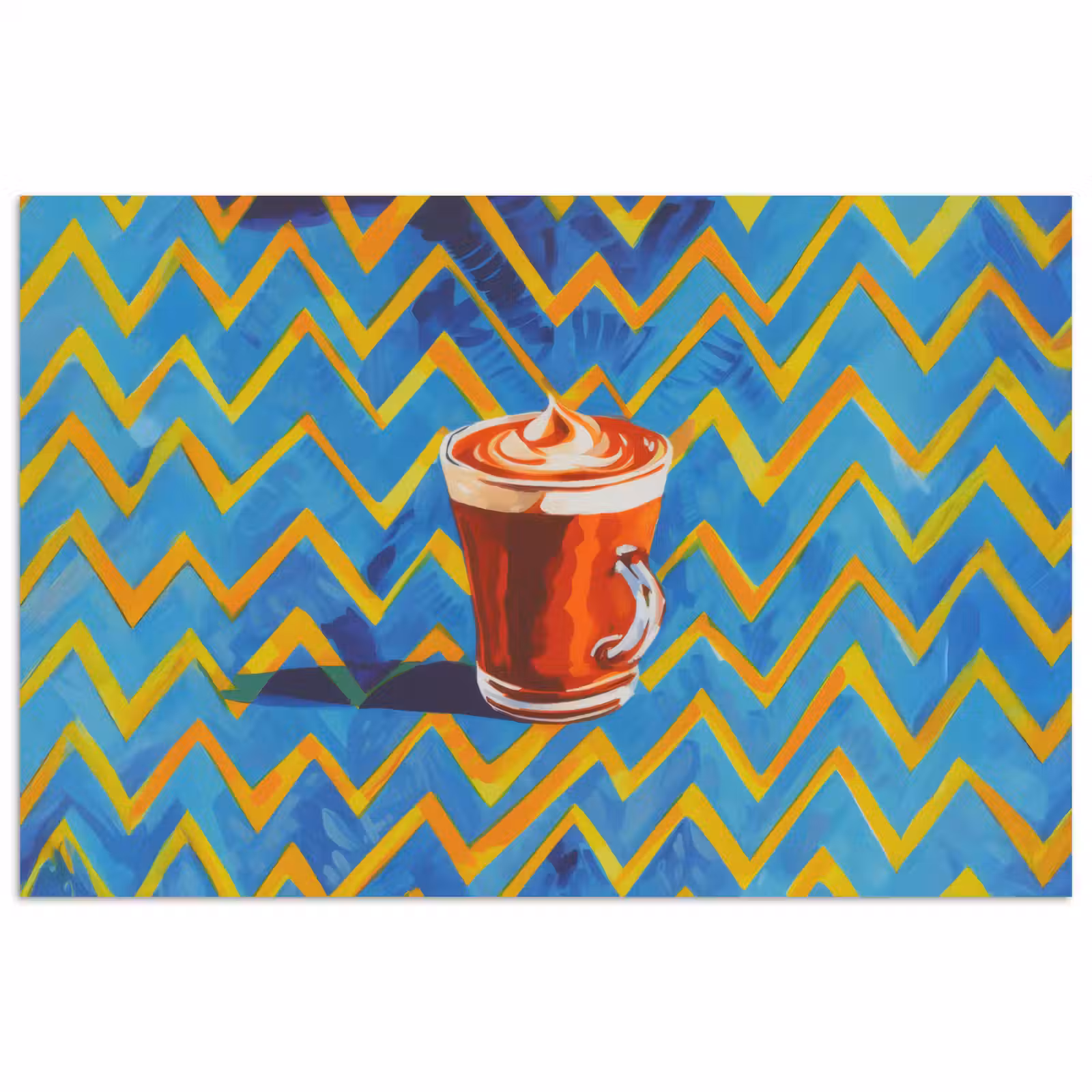 Poster - Mok - Koffie - Zigzag - Slagroom — 1