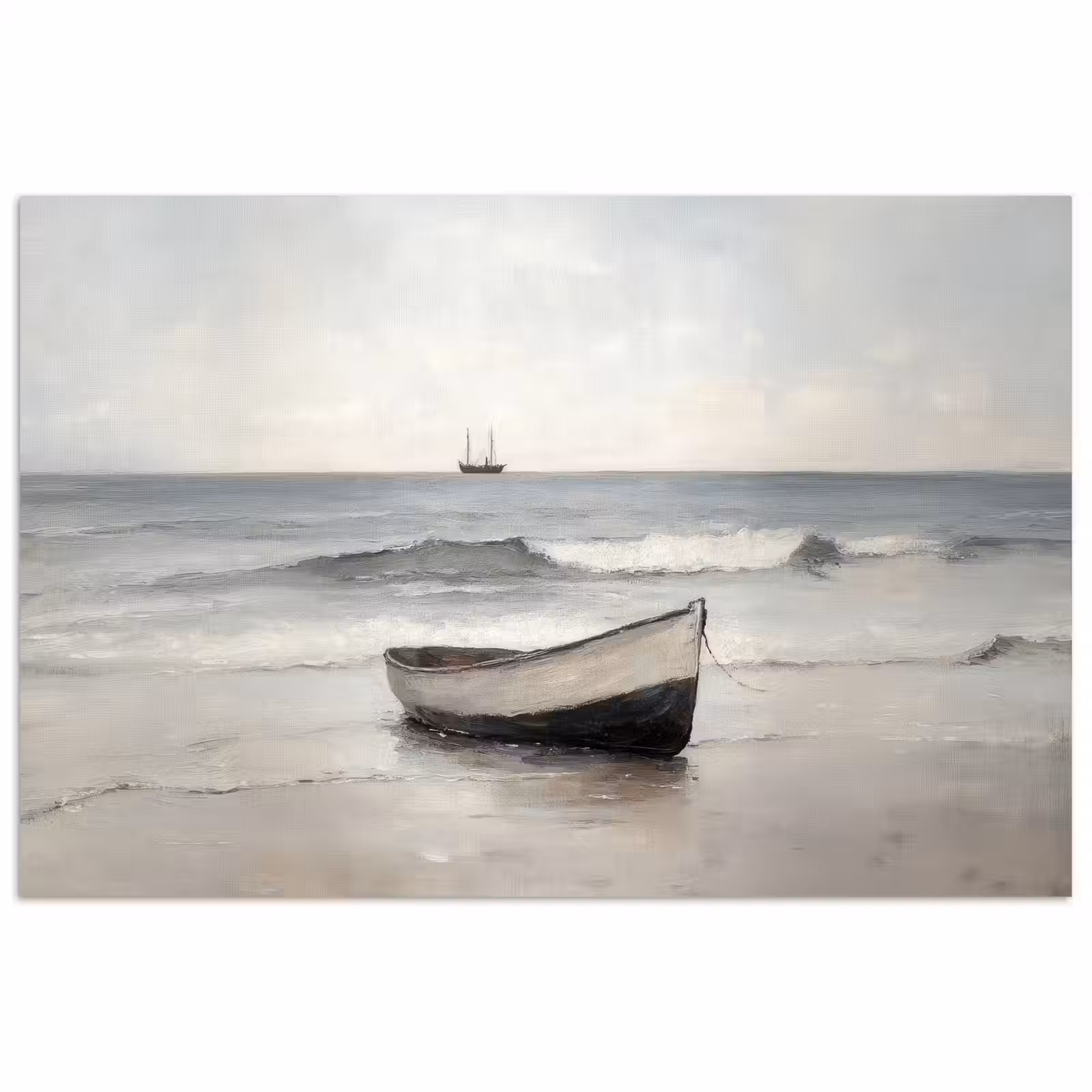 Poster - Roeiboot - Zee - Horizon — 1