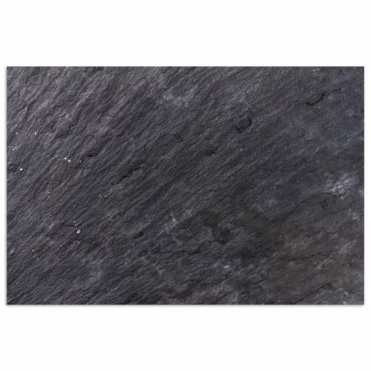 Poster - Natuursteen - Industrieel - Leisteen - Structuur - Grijs — 1